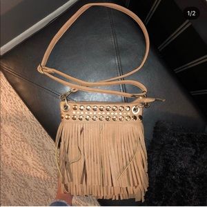 Fringe crossbody purse
